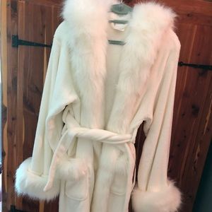Pottery Barn Faux Fur Robe